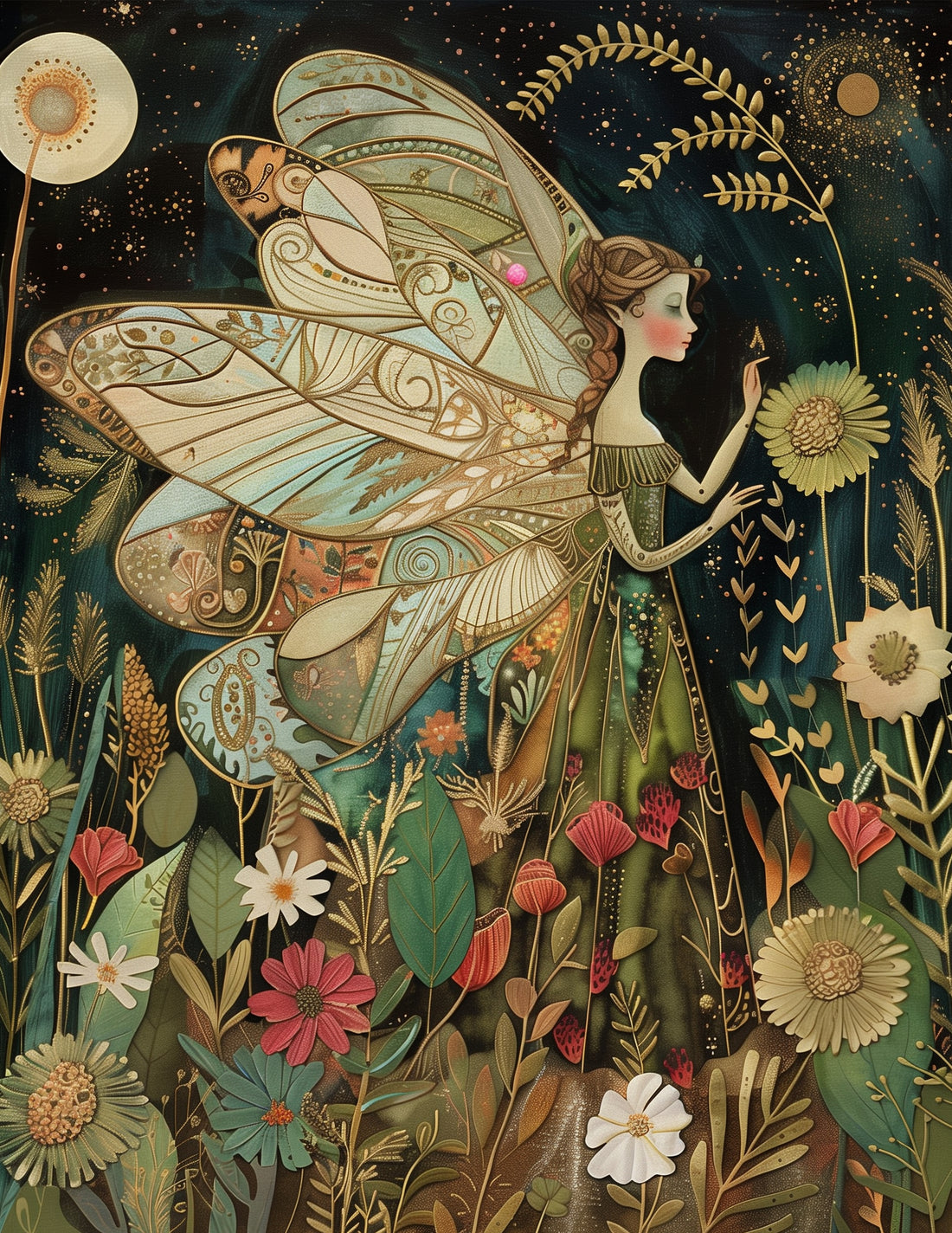 Woodland Fairies: Flora | Kaart Fripperies