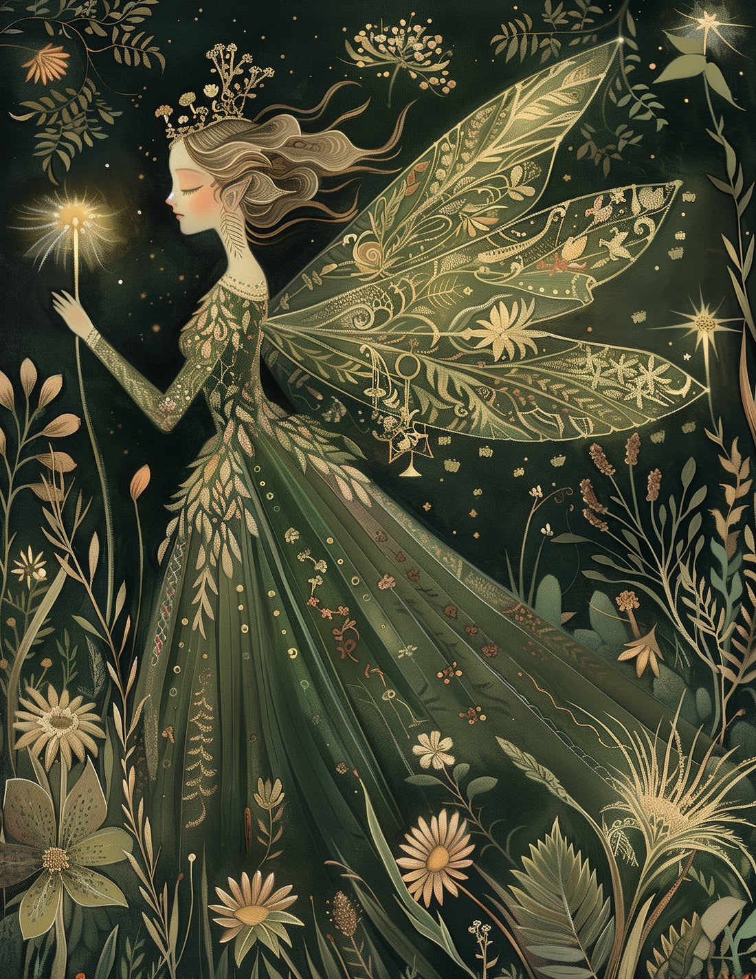 Woodland Fairies: Stella | Kaart Fripperies