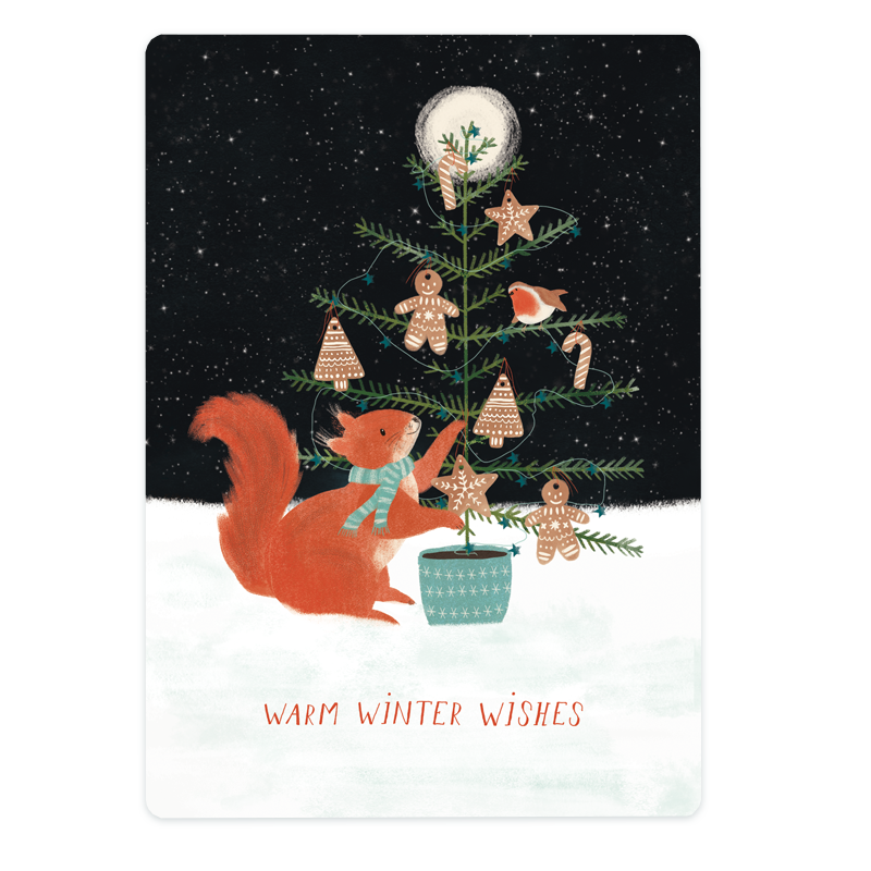 Kaart 'Eekhoorn' | Kaart The Lemonbird