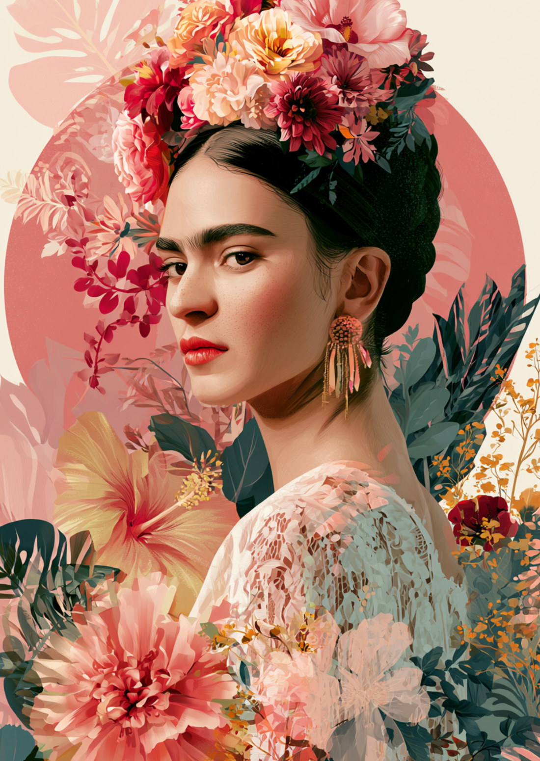 Frida Kahlo: Blush | Kaart Fripperies