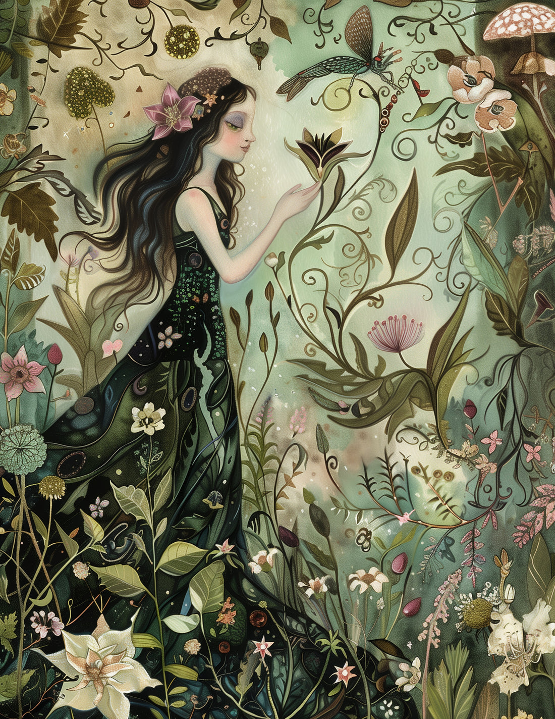 Woodland Fairies: Lilly | Kaart Fripperies