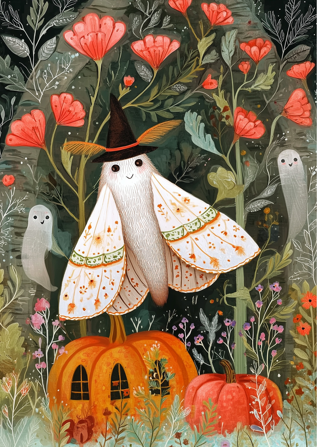 Woodland Halloween: Mot | Kaart Fripperies