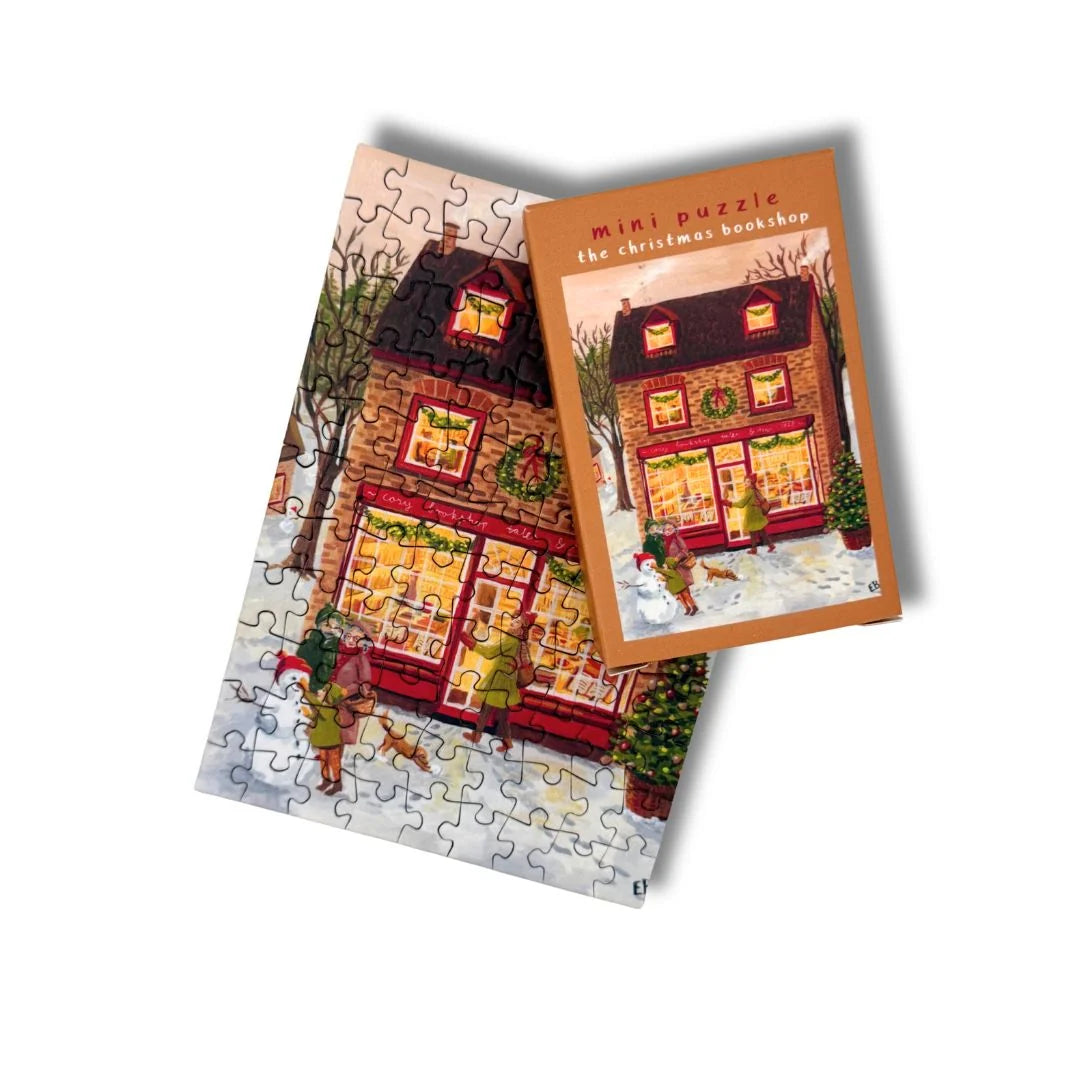 Minipuzzel The christmas bookshop | Esther Bennink