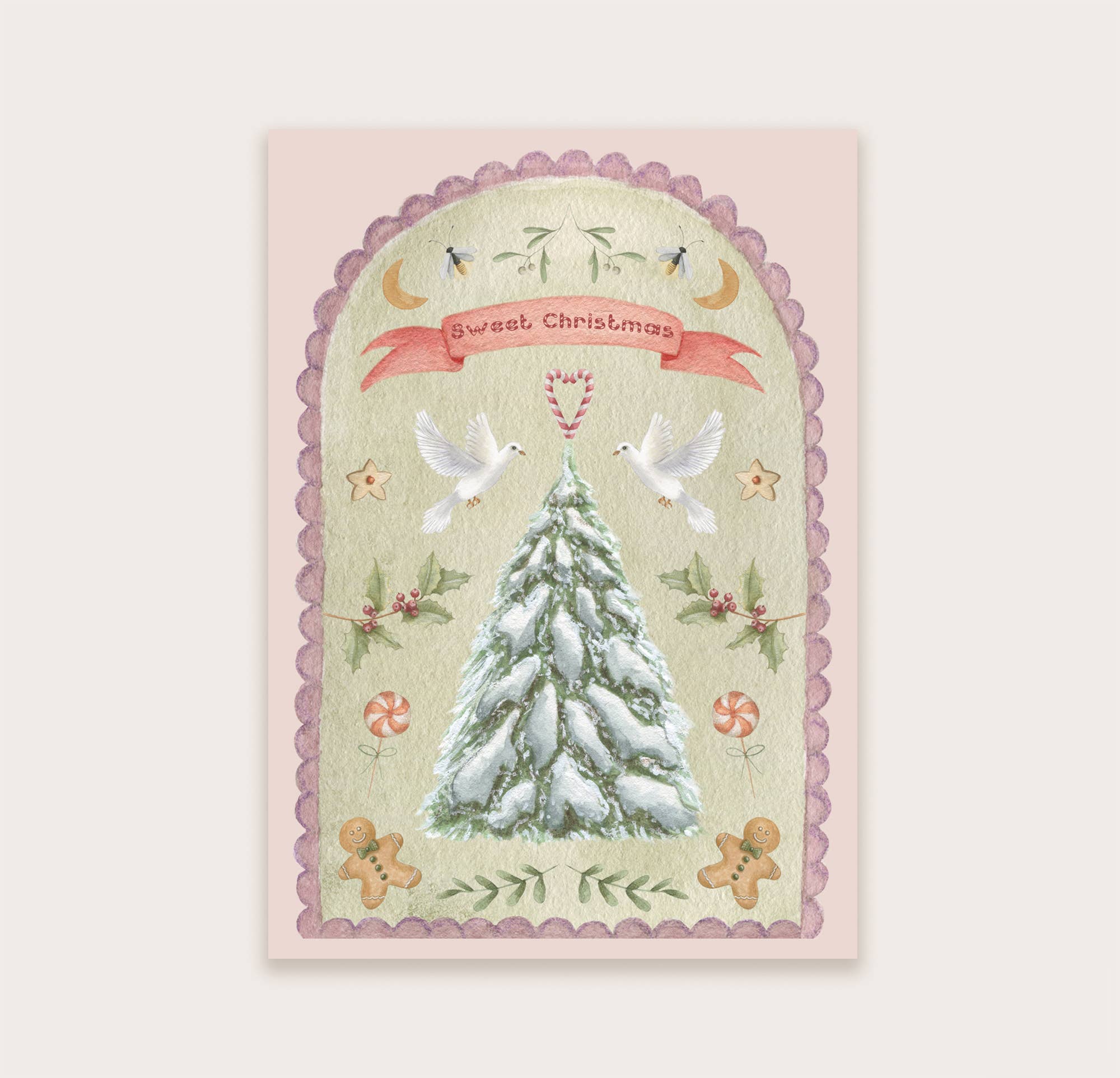 Ansichtkaart Sweet Christmas | Kaart Appeloogje