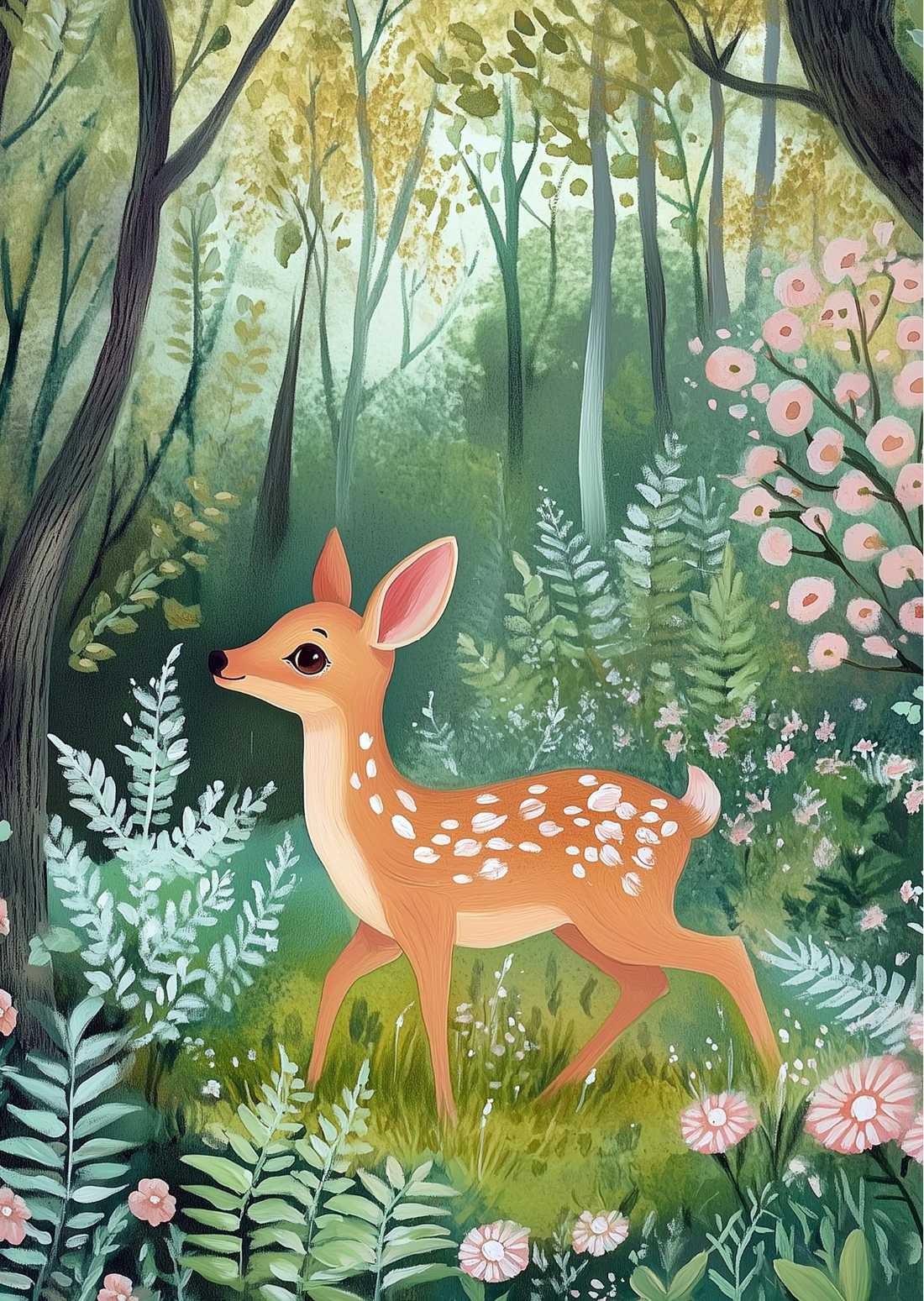 Forest Friends: Hert | Kaart Fripperies