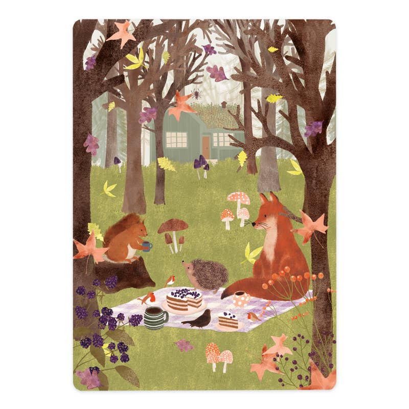 Kaart 'Bosfeestje' | Kaart The Lemonbird