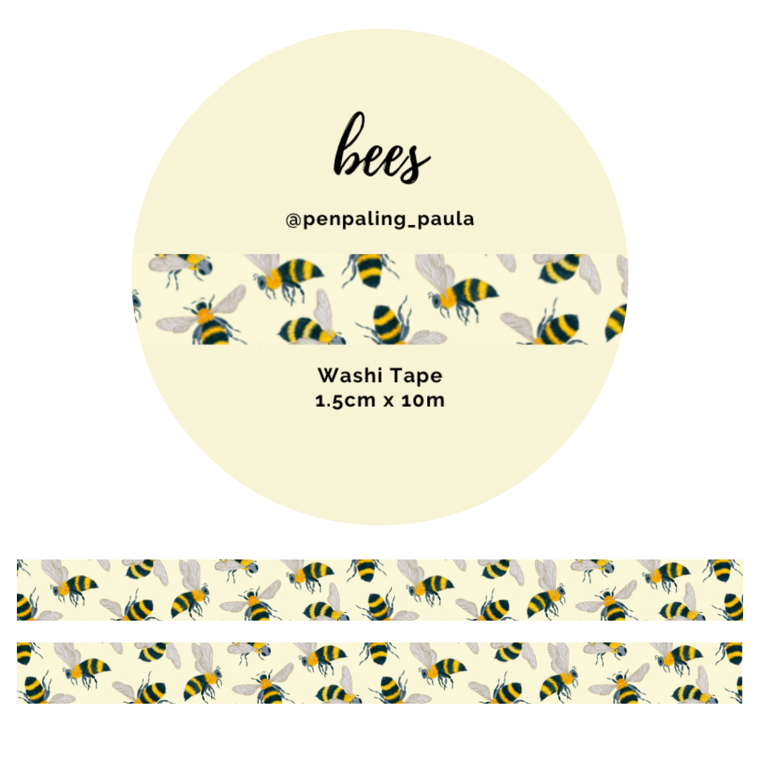 Bees - Washi Tape