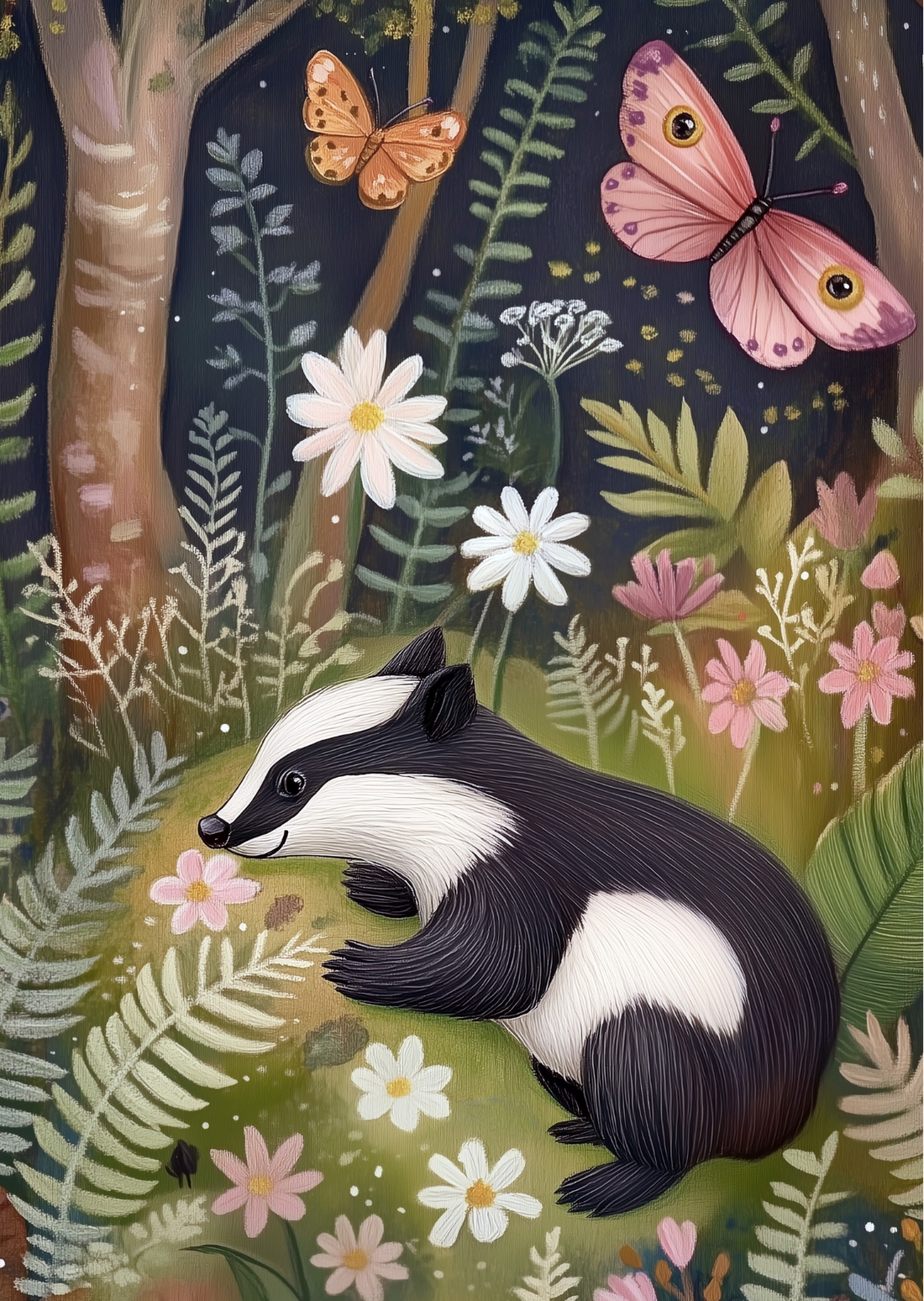 Forest Friends: Das | Kaart Fripperies