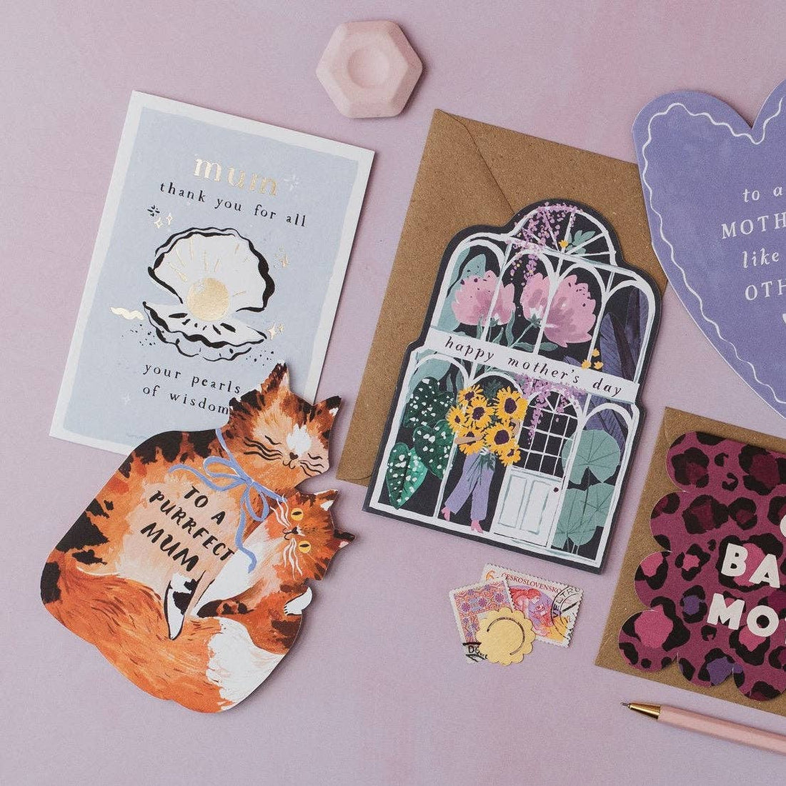 Purrfect Mama Kattenkaart | Moederdagkaarten voor kattenliefhebbers