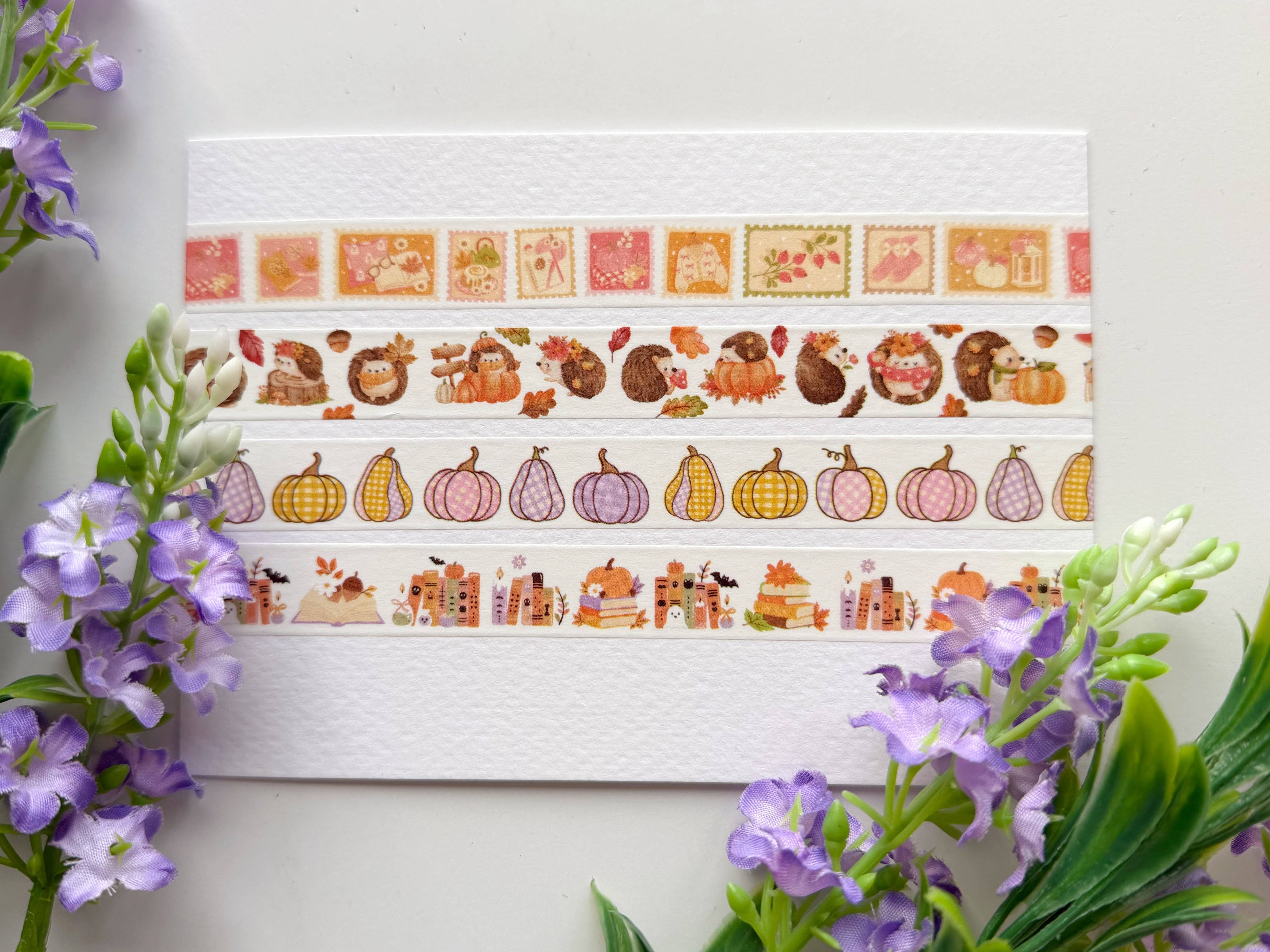 Washi-tape herfststempels