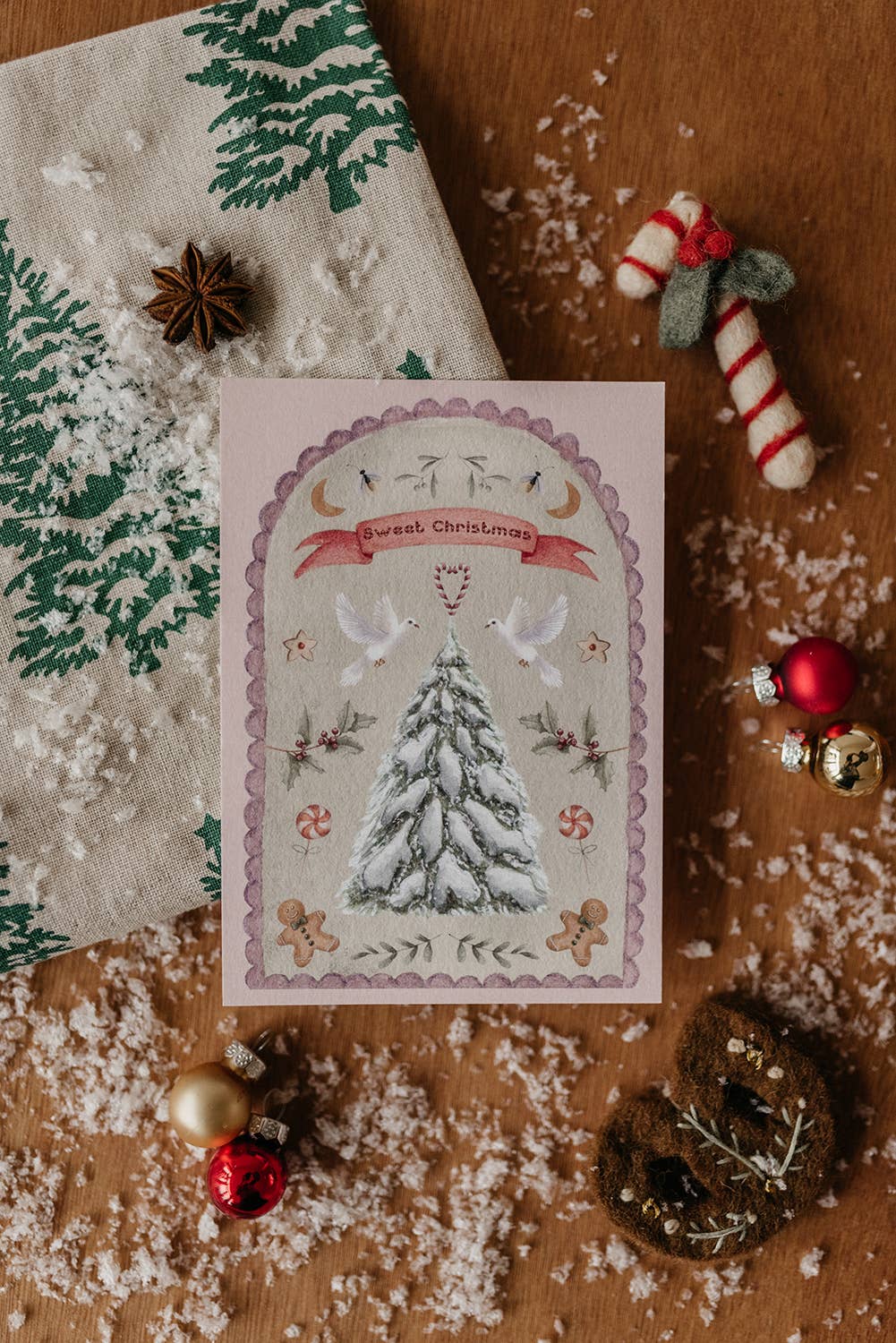 Ansichtkaart Sweet Christmas | Kaart Appeloogje