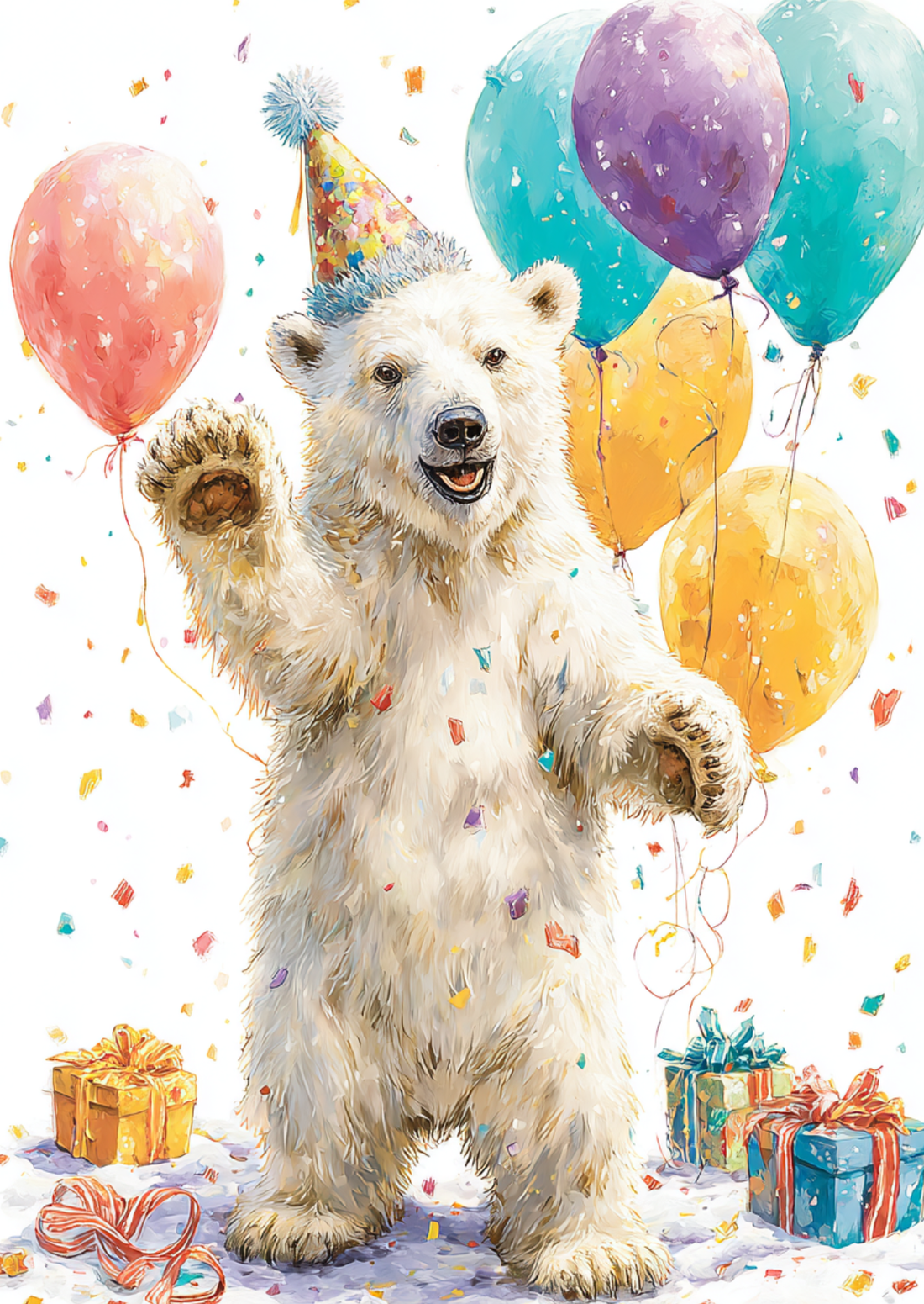Feest: Ijsbeer | Kaart Fripperies