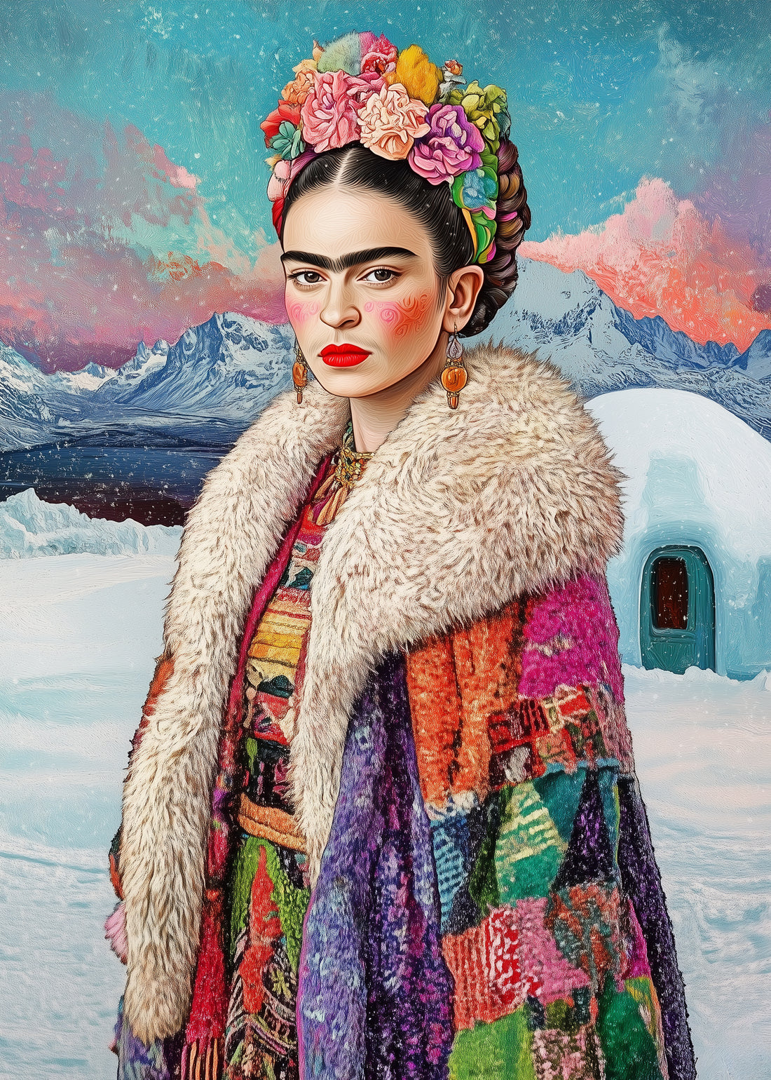 Frida Kahlo: Winter Mood | Kaart Fripperies