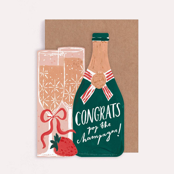 Ontkurk de champagne Felicitatiekaart | Vieringskaarten