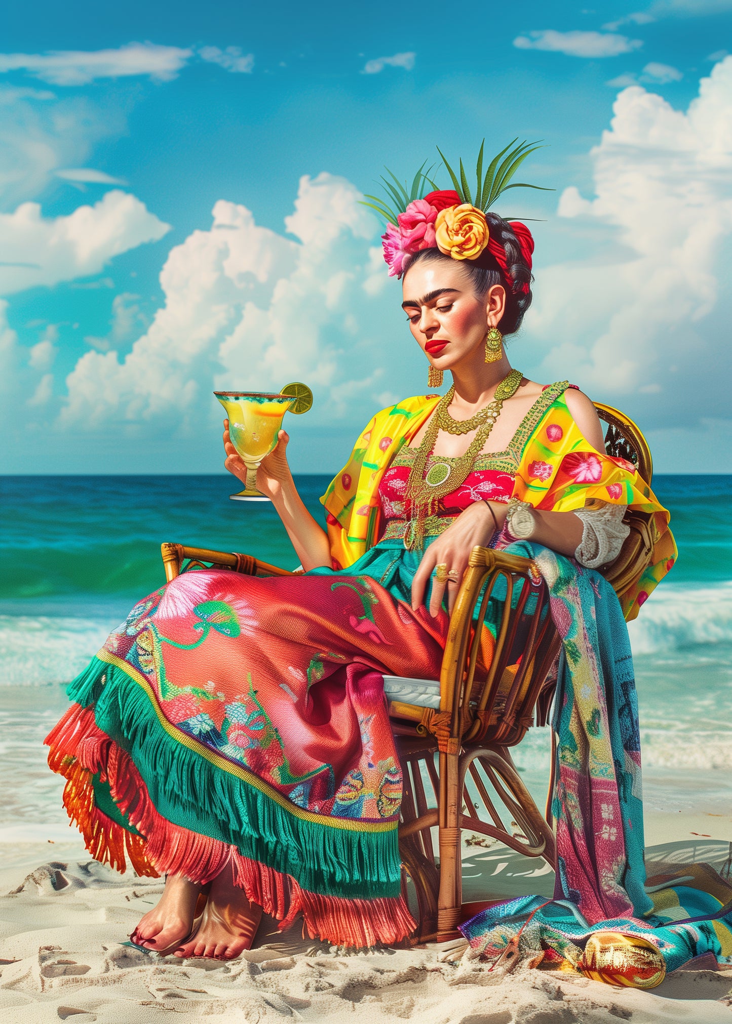 Frida Kahlo: At Sea | Kaart Fripperies