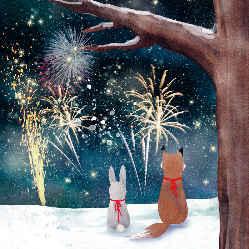 Kerstkaarten set: Nieuwjaarskaarten | Kaartenbundel Zintenz