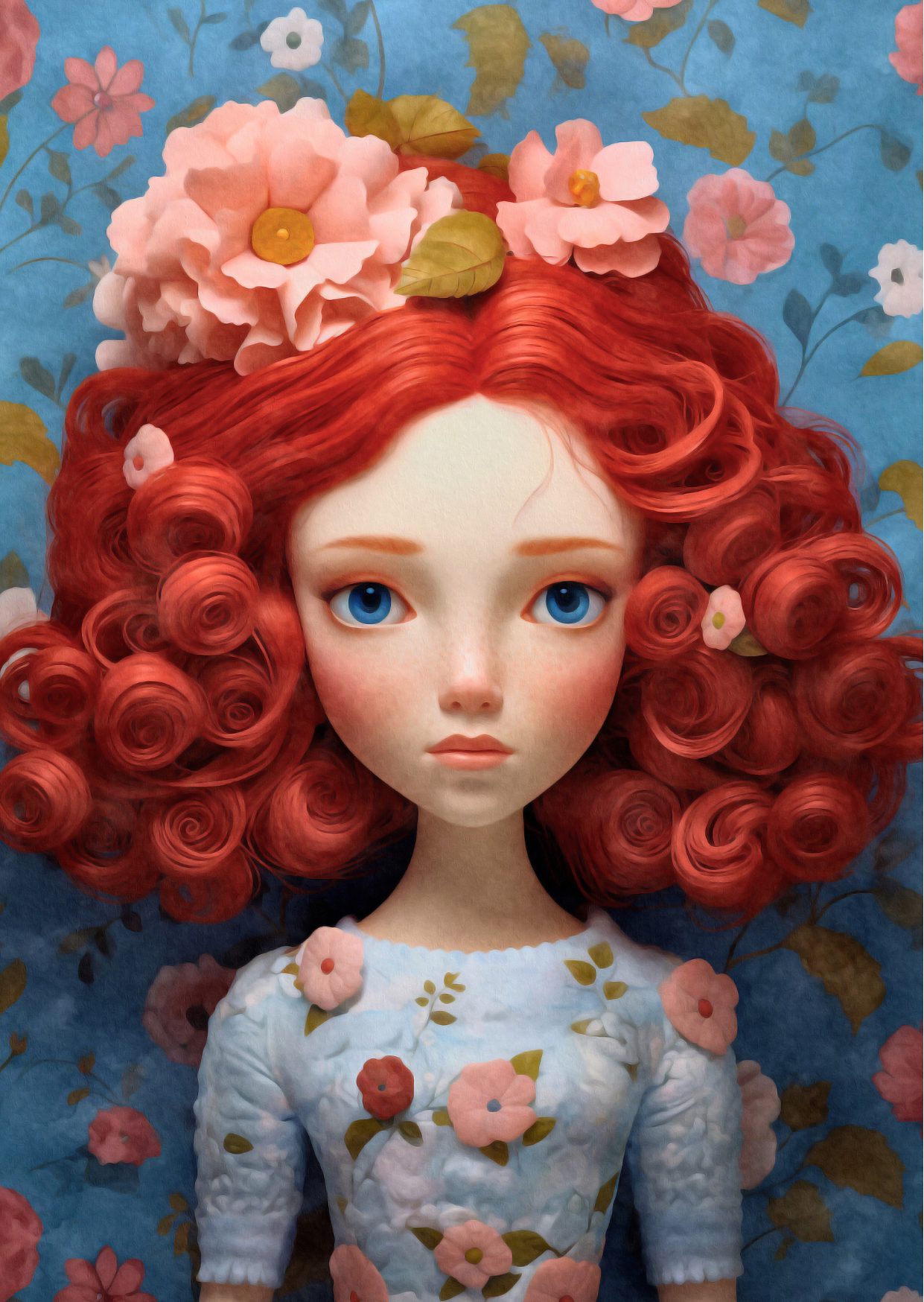 Doll Portrait: Mary | Kaart Fripperies