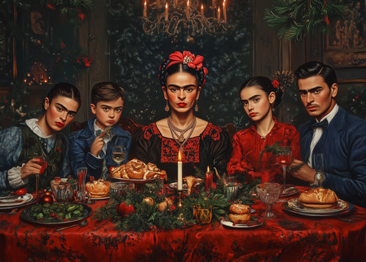 Frida Kahlo: Christmas Dining | Kaart Fripperies