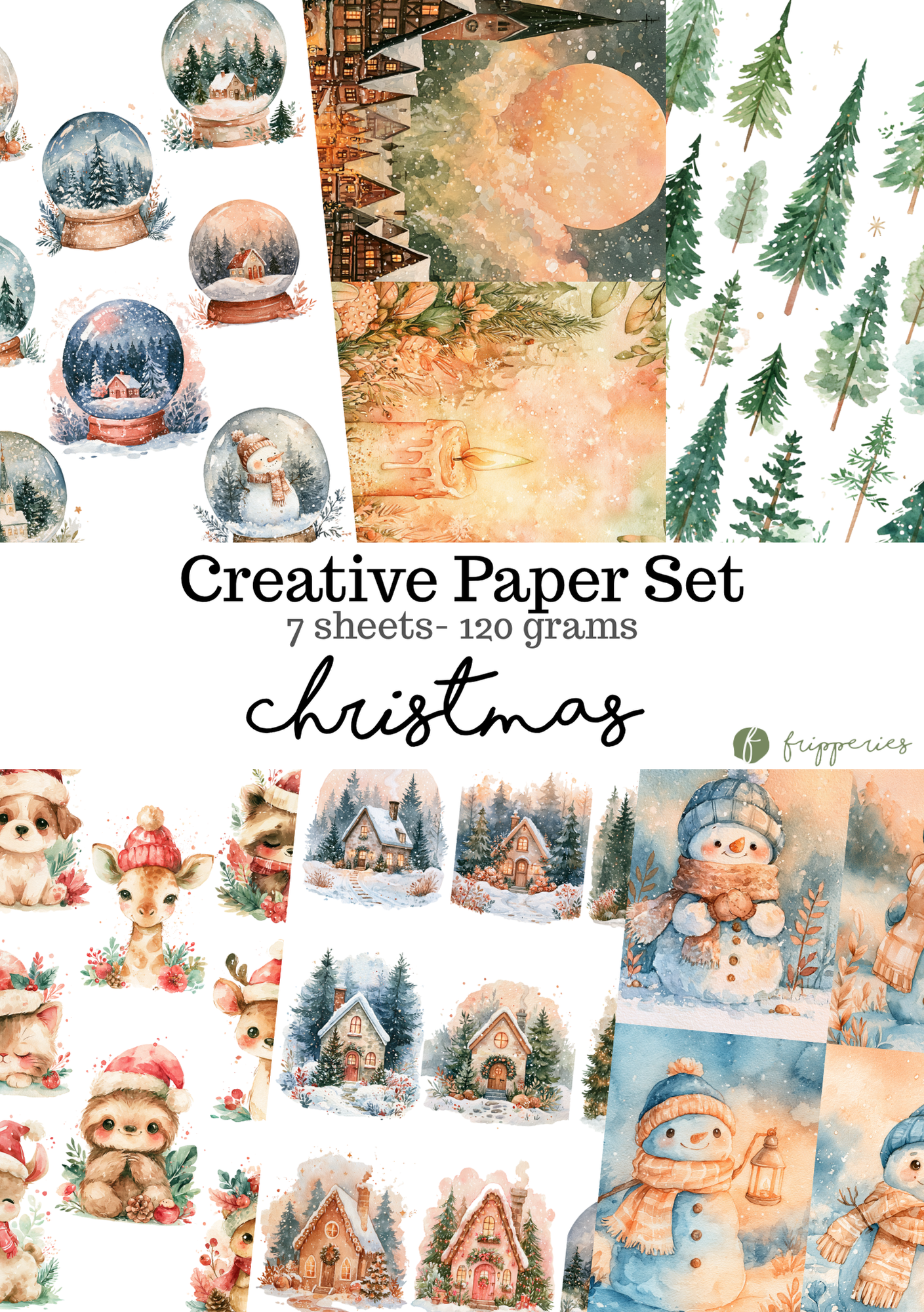 Christmas | Creative Paper Set Fripperies