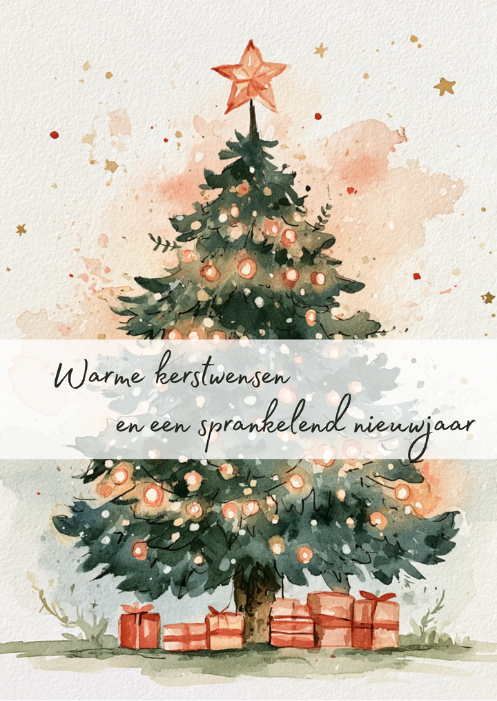 Warme kerstwensen | Kaart Fripperies