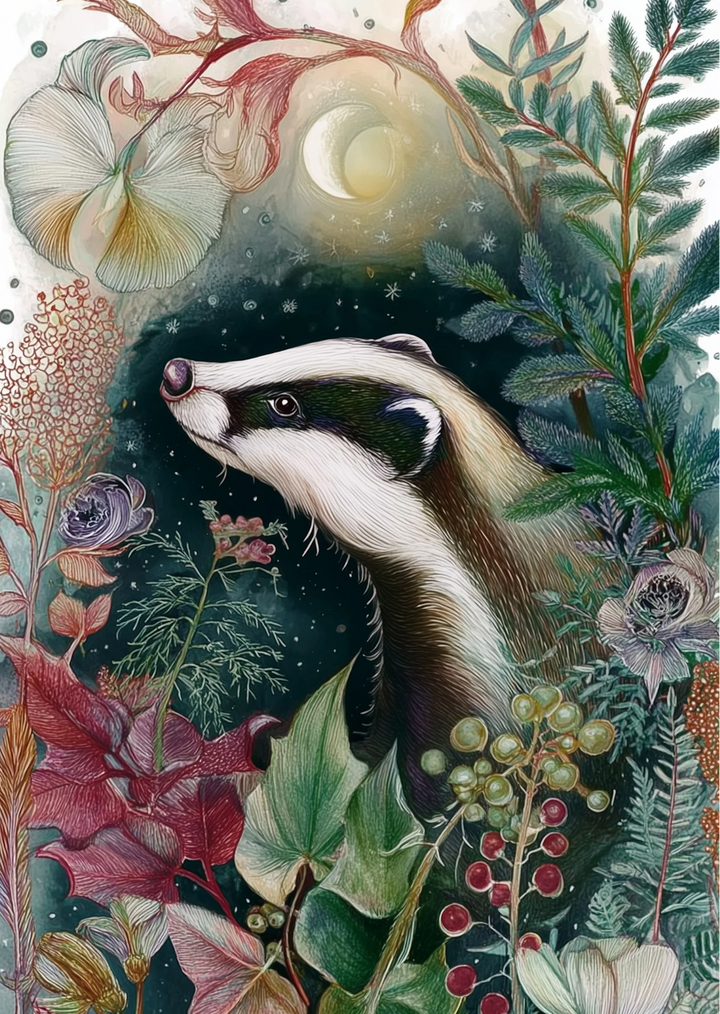 Christmas Woodlands: Das | Kaart Fripperies