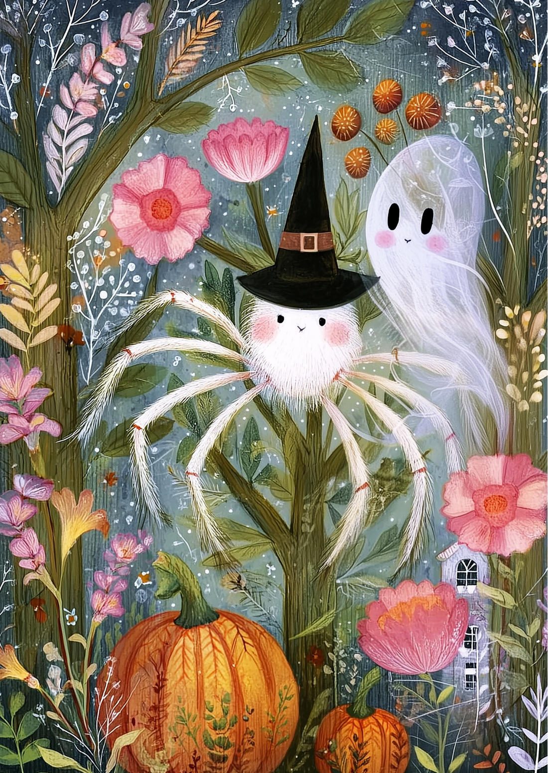 Woodland Halloween: Spin | Kaart Fripperies