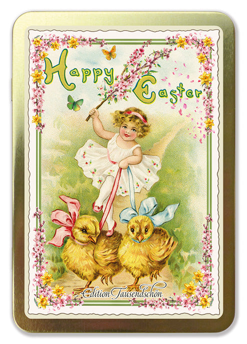 Happy Easter NO. 2 | Metaalbox 12 kaarten Edition Tausendschön