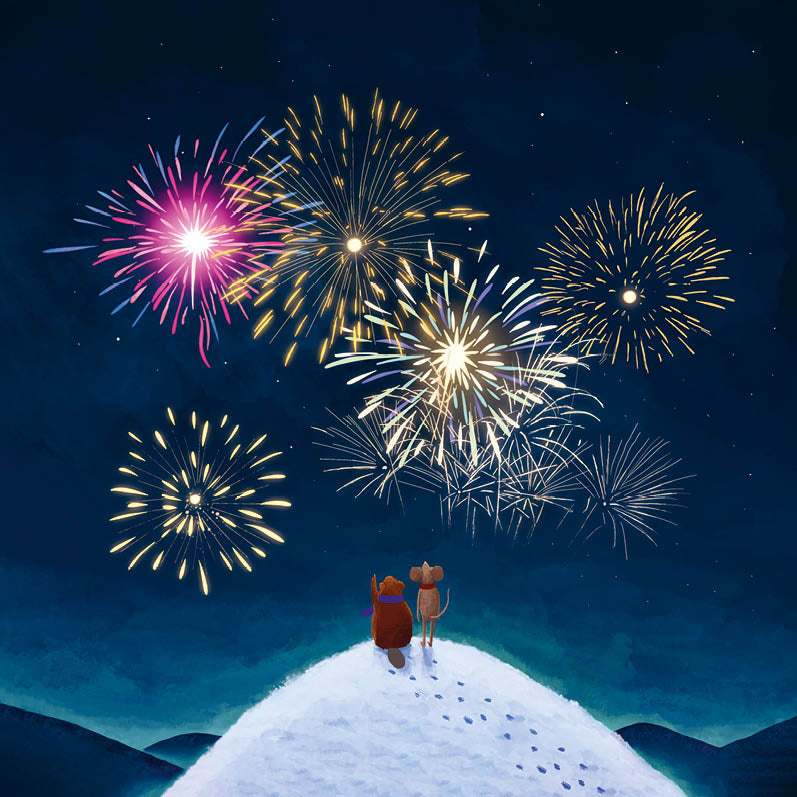 Kerstkaarten set: Nieuwjaarskaarten | Kaartenbundel Zintenz