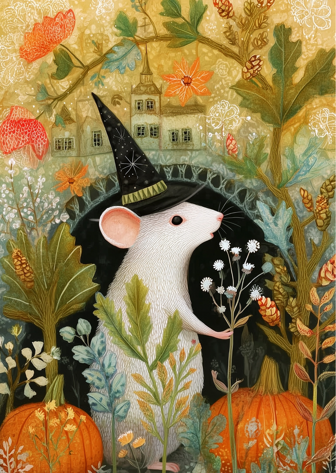 Woodland Halloween: Muis | Kaart Fripperies