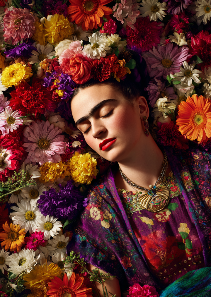 Frida Kahlo: Garden of Flowers | Kaart Fripperies