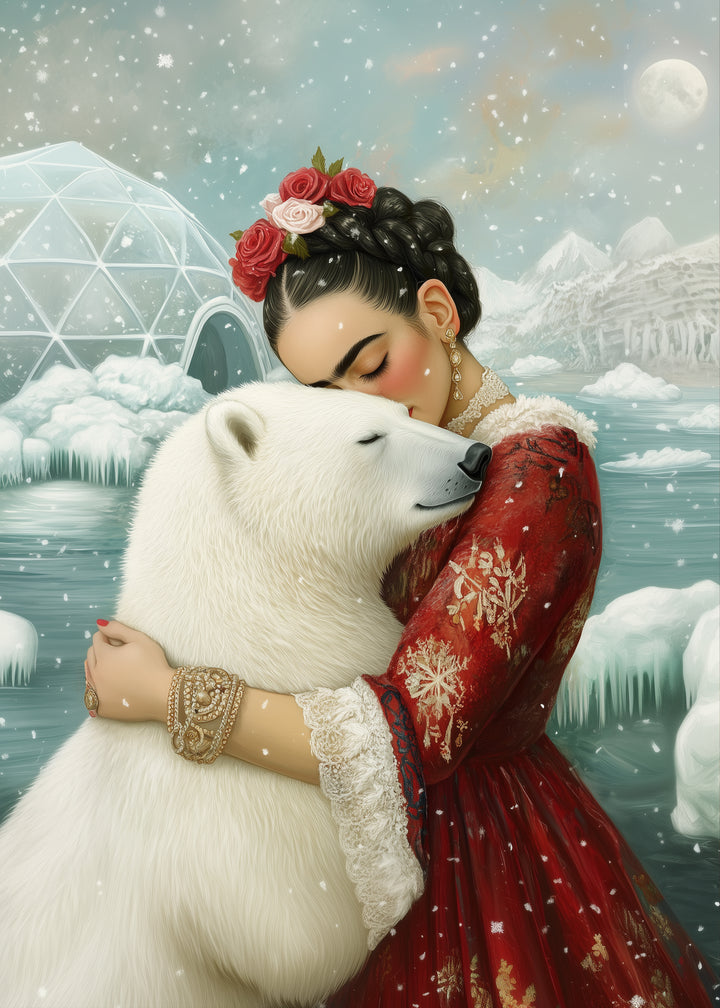 Frida Kahlo: Polar Bear | Kaart Fripperies