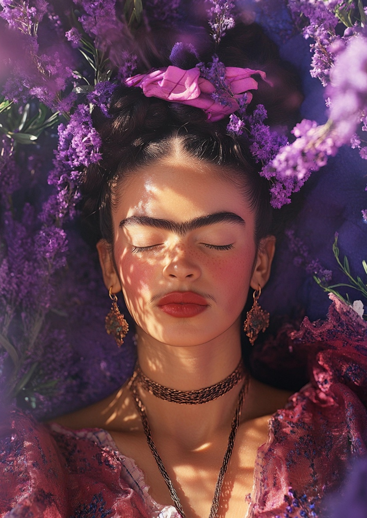 Frida Kahlo: Lavender Dreams | Kaart Fripperies