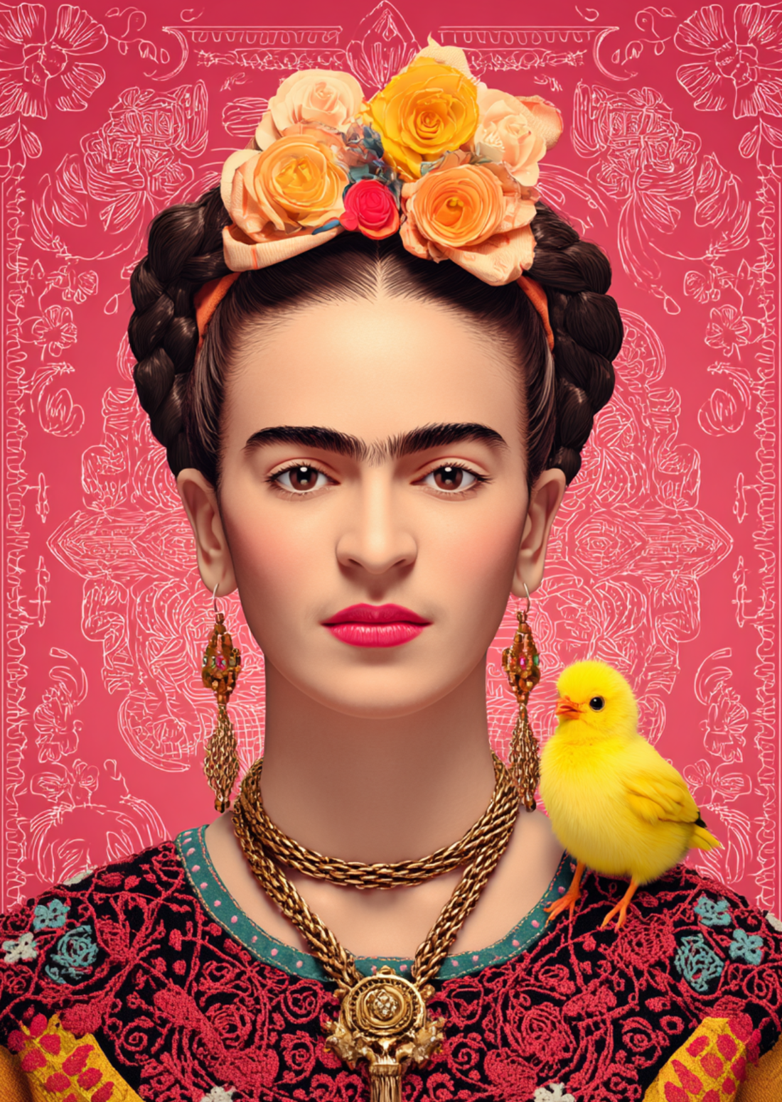 Frida Kahlo: Spring Companion | Kaart Fripperies