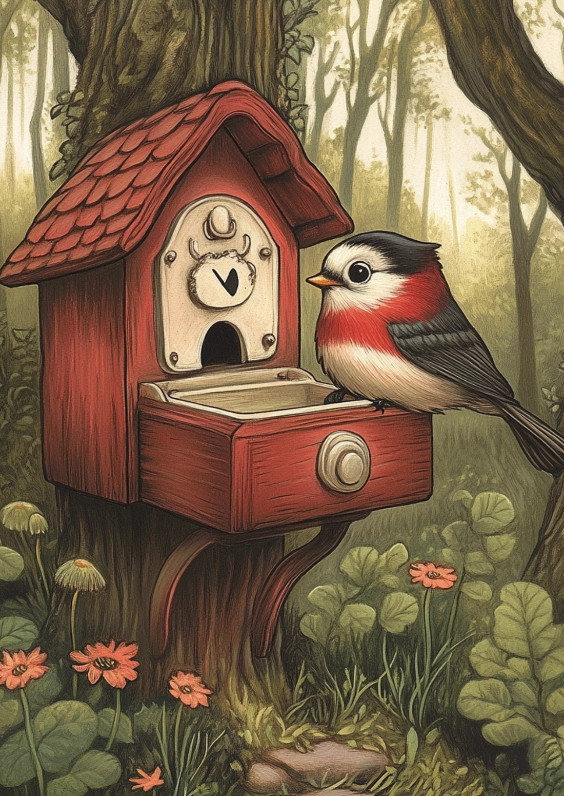 Whimsy Woodland: Cuckoo in the Clearing | Kaart Fripperies
