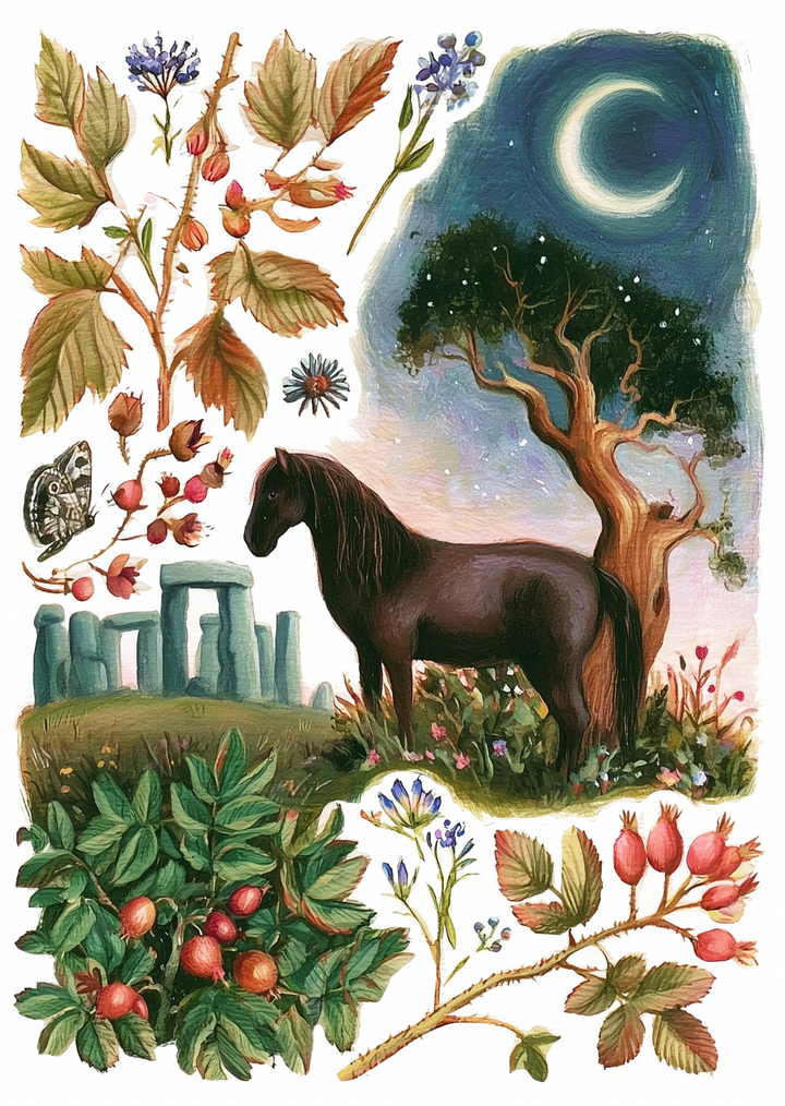 Stonehenge Nature: Paard | Kaart Fripperies