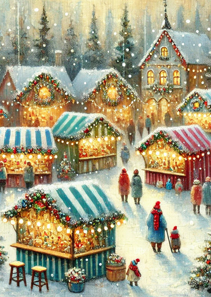 Winter Village: Christmas Market | Kaart Fripperies