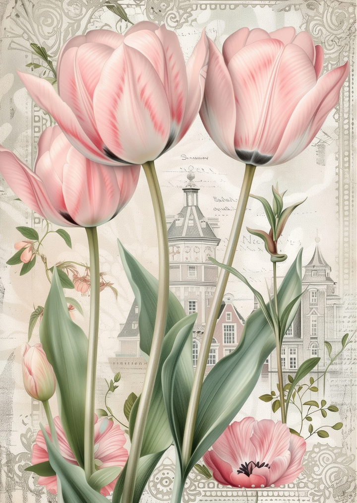 Tulips from Holland: Tulips NO. 2 | Kaart Fripperies