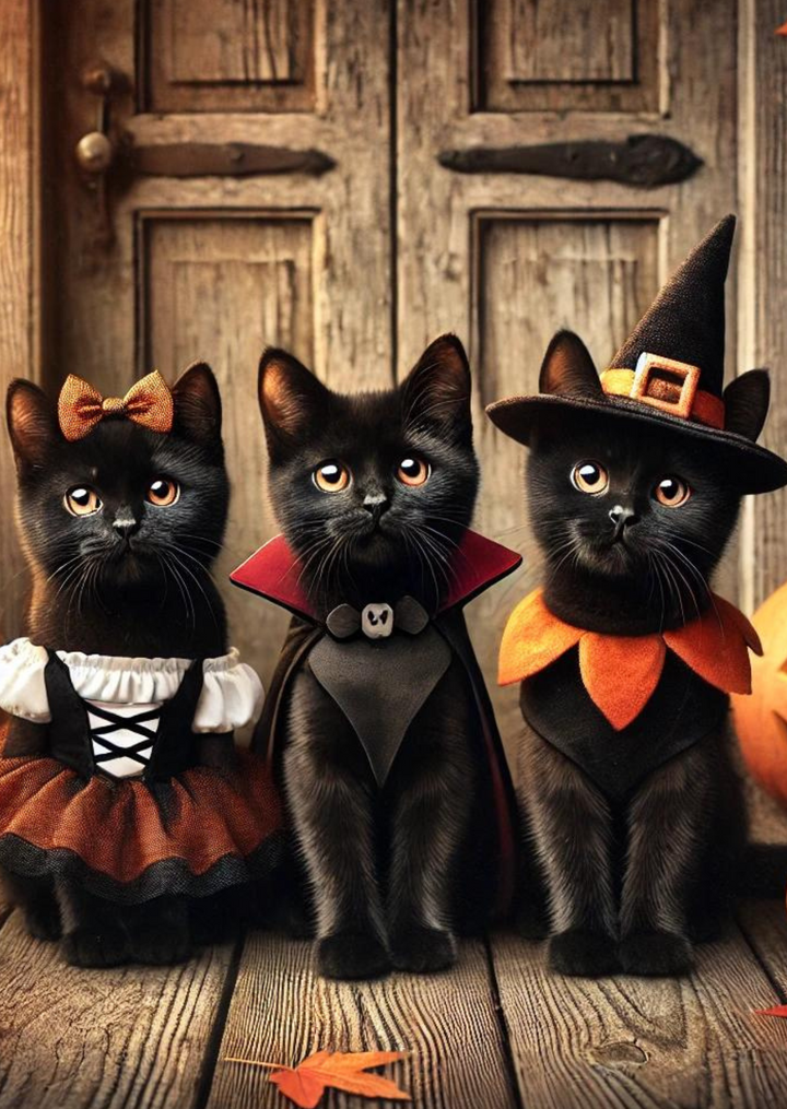 Black Cats: Verkleedpartij | Kaart Fripperiest