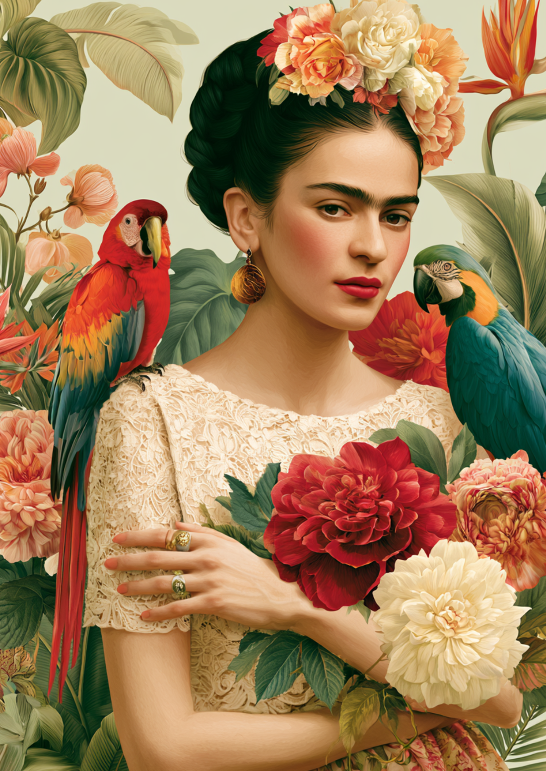 Frida Kahlo: Tropical Harmony | Kaart Fripperies