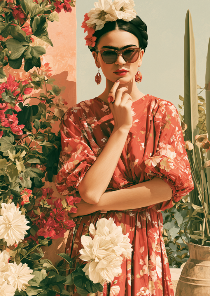 Frida Kahlo: La Vida en Flores | Kaart Fripperies
