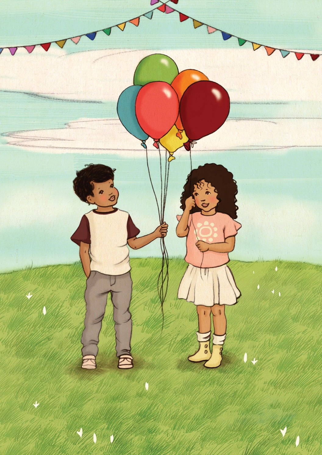 Jahrmarktsballons | Karte Belle &amp; Boo