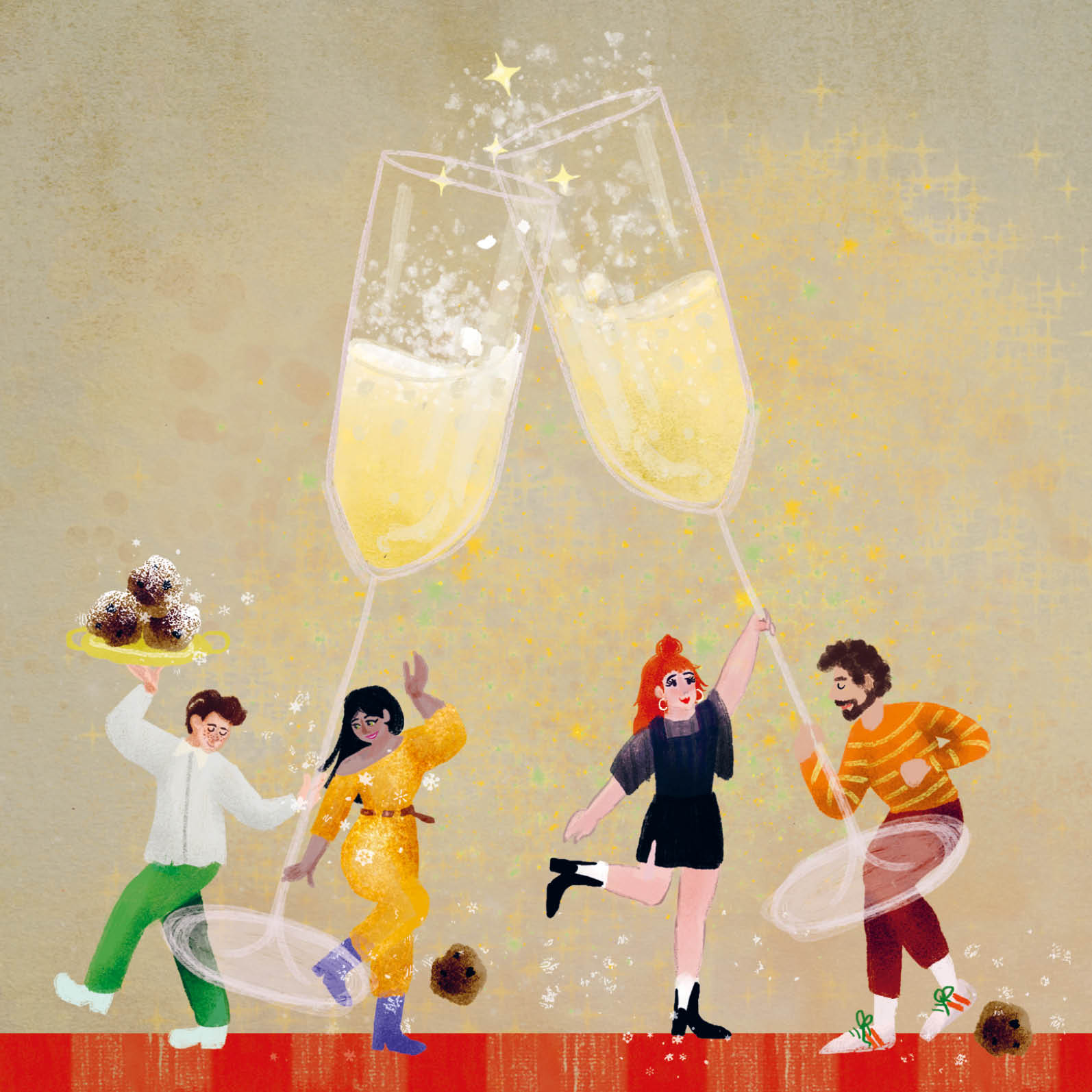 Kerstkaarten set: Nieuwjaarskaarten | Kaartenbundel Zintenz