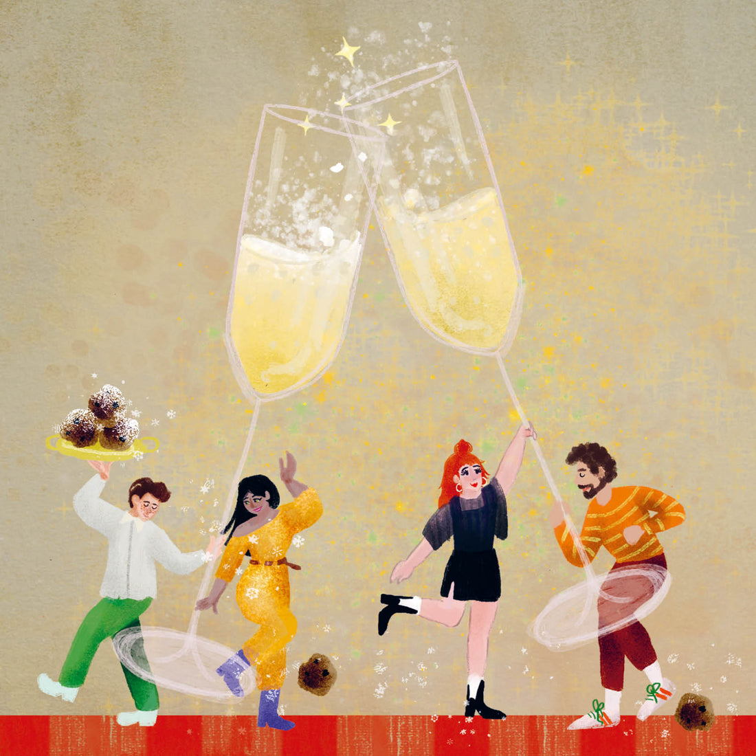 Kerstkaarten set: Nieuwjaarskaarten | Kaartenbundel Zintenz