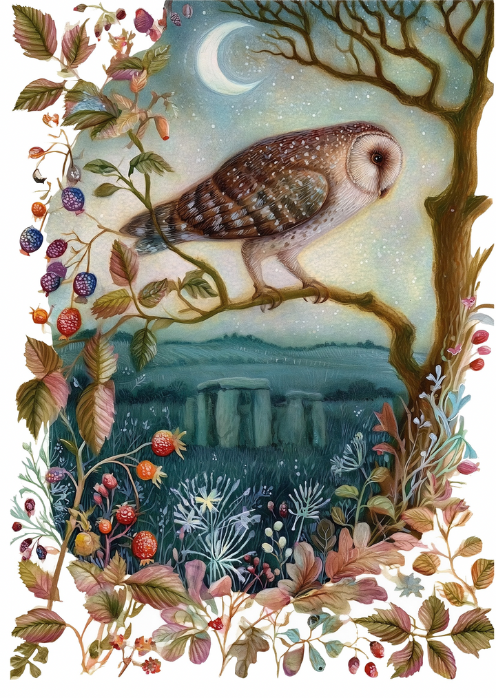 Stonehenge Nature: Uil | Kaart Fripperies