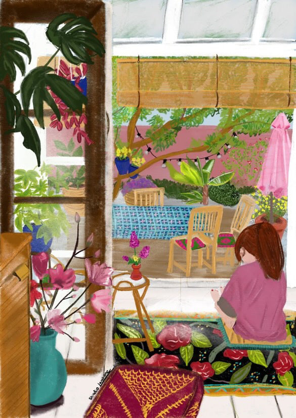 In my garden | Kaart Studio LaWiene