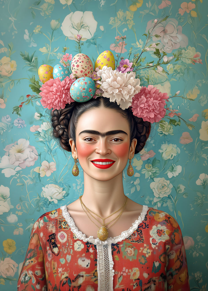 Frida Kahlo: Happy Easter | Kaart Fripperies