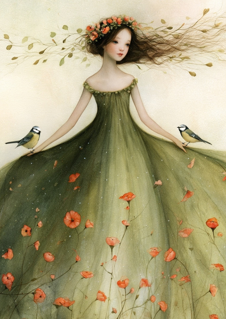 Whispers & Wings: Pimpelmees | Kaart Fripperies