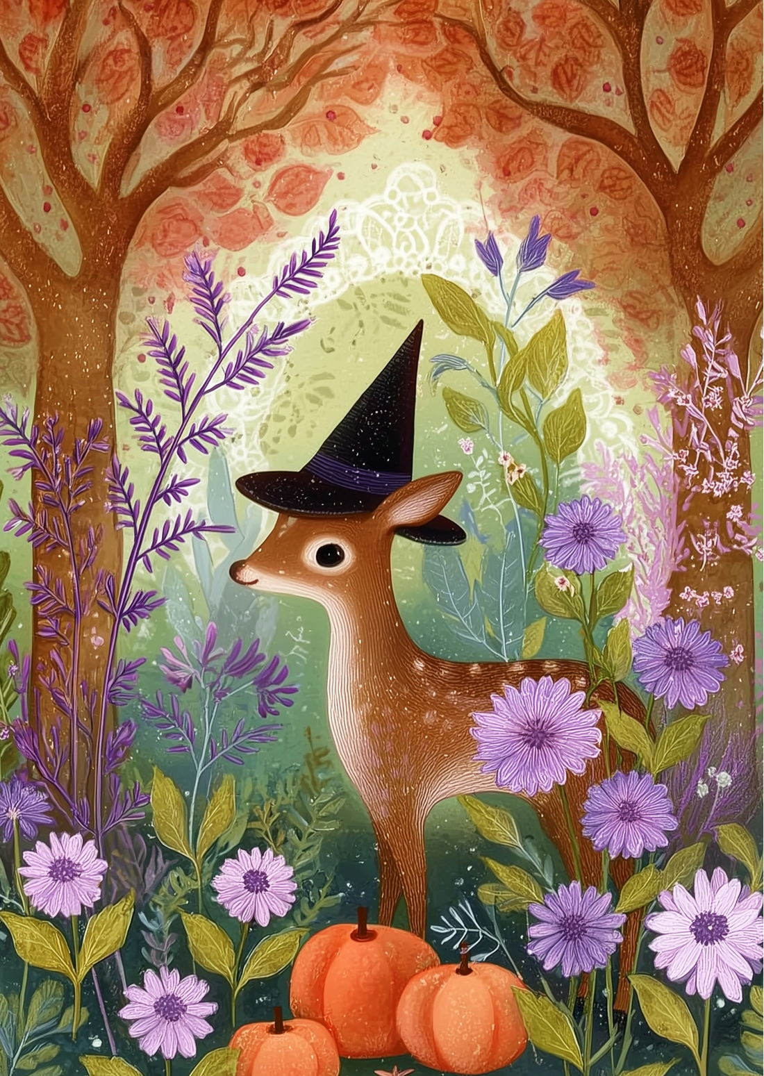 Woodland Halloween: Hert | Kaart Fripperies