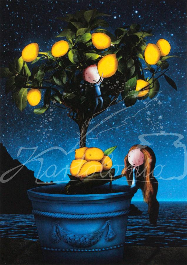 0018 - Lemon Tree | Kaart Ila Illustrations