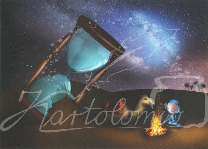 049 - Hourglass | Kaart Ila Illustrations